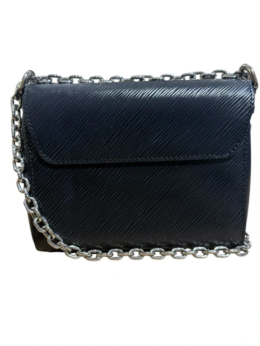 Louis Vuitton Twist PM Black Epi Leather Chain Crossbody Bag w Dust Bag